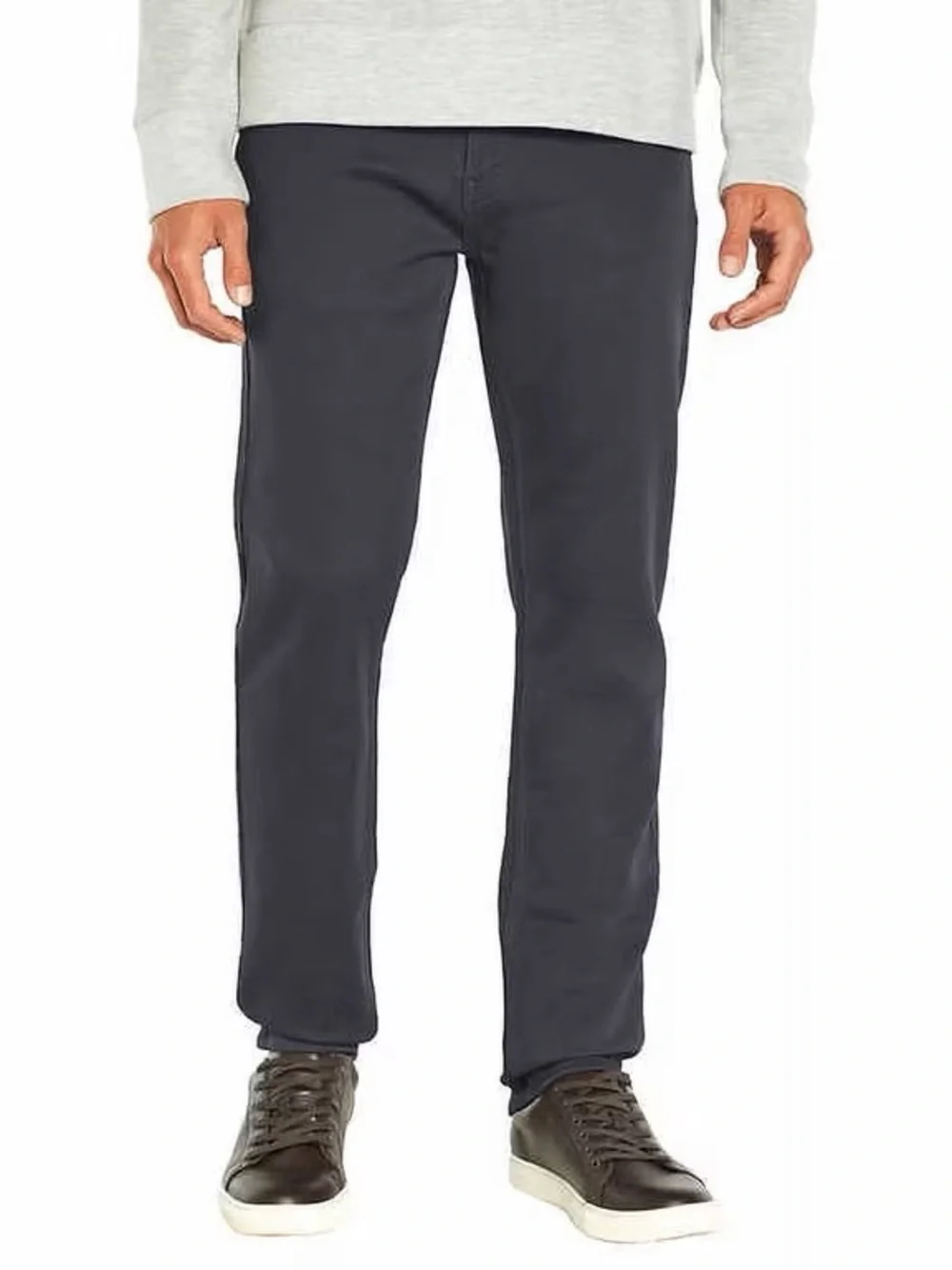 Banana Republic Men's Slim Fit Stretch Cotton Pant, Set of 2